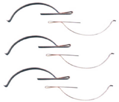 Slide-Co PL-7776 Screen Corner Mount Tension Spring,  2-3/4" x 1/4", 6-Pack