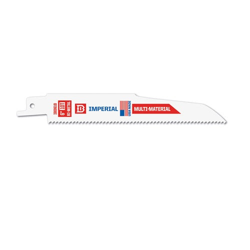 Imperial Blades IBD610-B Demolition Reciprocating Saw Blade, 6"