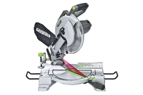 Genesis GMS1015LC Compound Miter Saw, 15 Amp, 10"