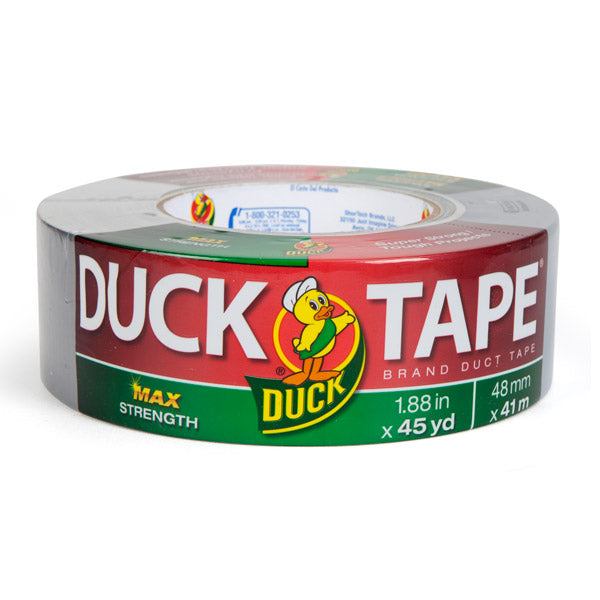 Duck 240201 MAX Strength Duct Tape, Silver, 1.88" x 45 Yard