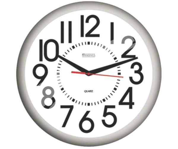 Springfield 90057 Big and Bold Clock, 13"