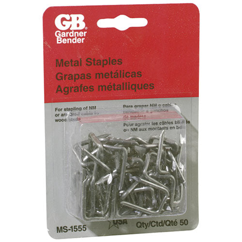 Gardner Bender MS-1555 Metal Wire Staple, 1/2" x 1"