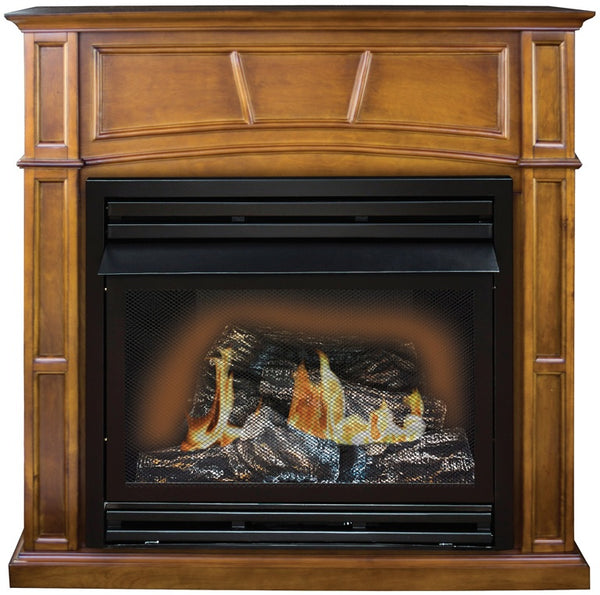 Kozy World GFD3280R Gas Fireplace, 32000 BTUs, 1350 SqFt Heating Area