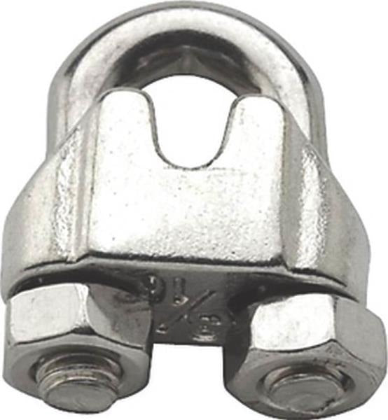 Baron 260S-1/8 Stainless Steel Wire Cable Clamp, 1/8"