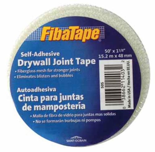 Fibatape FDW6693-U Self-Adhesive Drywall Joint Tape 1-7/8"x50', White
