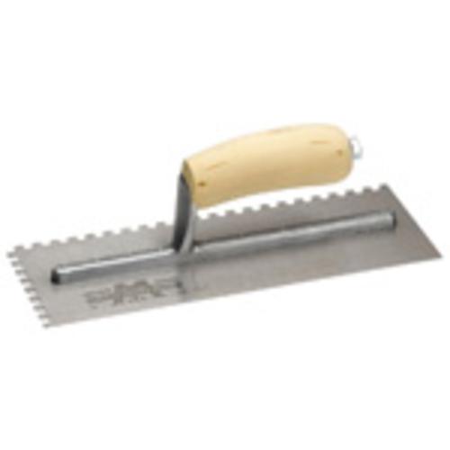 Marshalltown 703S Notched Trowel, 11"x4-1/2"