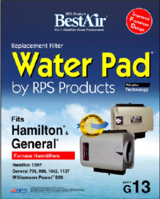 BestAir G13 Furnace Humidifier Replacement Waterpad