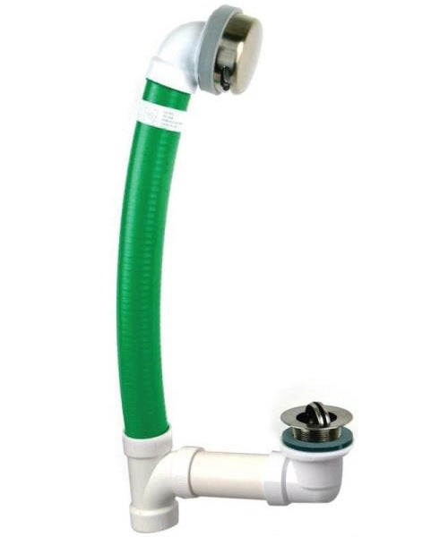 MAAX 10025755-084 Waste Overflow, PVC, Chrome