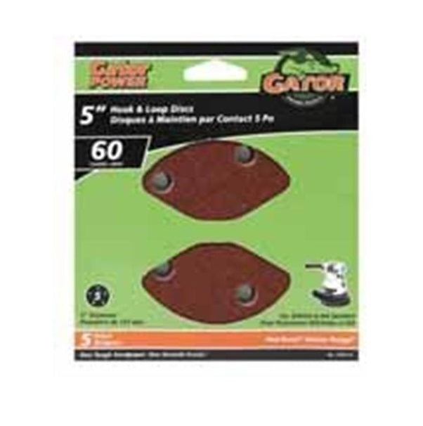 Gator 3785-012 Sanding Discs, 5", 60 Grit