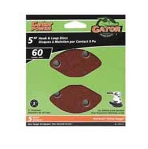 Gator 3785-012 Sanding Discs, 5", 60 Grit