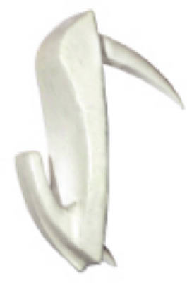 Hillman Fasteners 122392 Wallbiter Picture Hook, Medium, White, 4 Pack