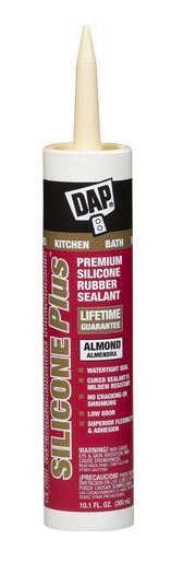 Dap 08785 Silicone Plus Kitchen And Bath Sealant, Almond, 10.1 Oz