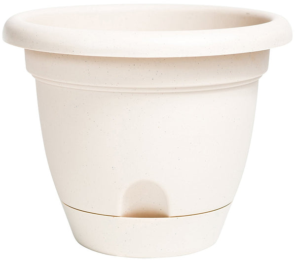 Bloem LP0835 Lucca Planter, 8", Taupe