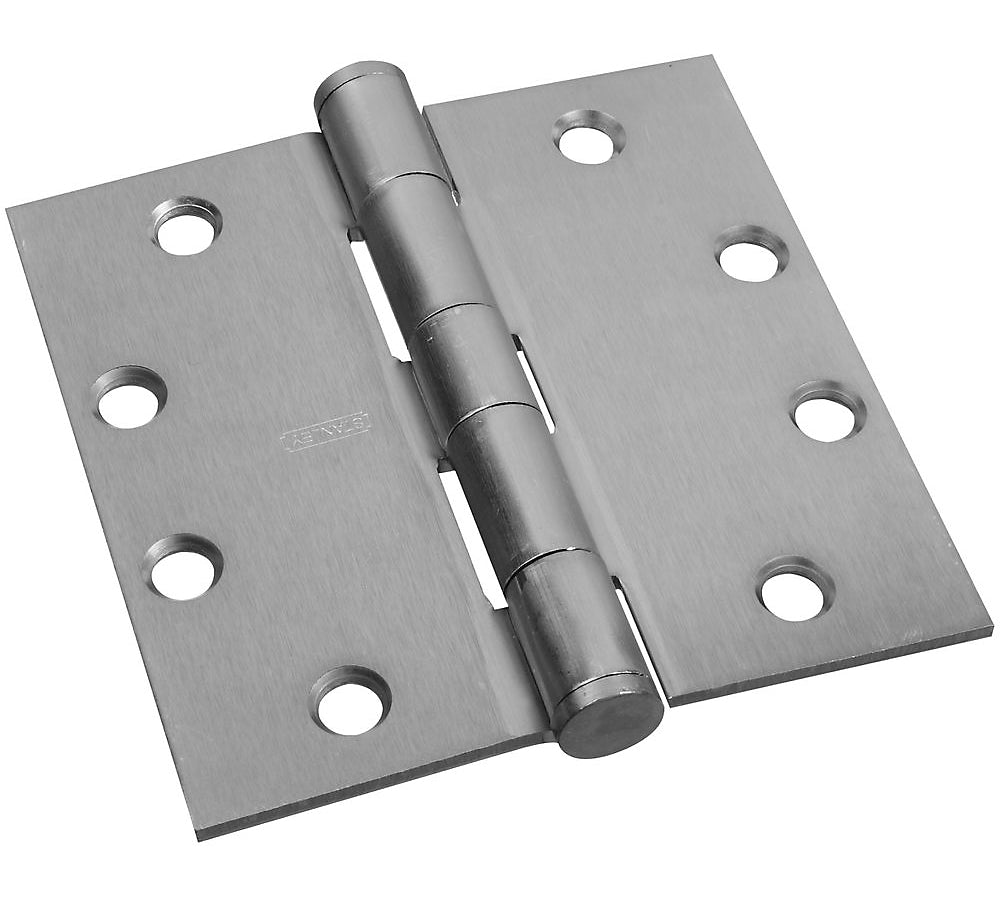 Stanley S050-056179 Full Mortise Standard Weight Hinge, 4-1/2", Satin Chrome