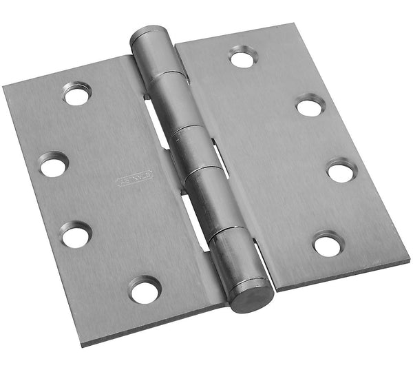Stanley S050-056179 Full Mortise Standard Weight Hinge, 4-1/2", Satin Chrome