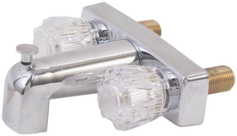 Us Hardware P-009NB Tub & Shower Faucet, 4", Chrome
