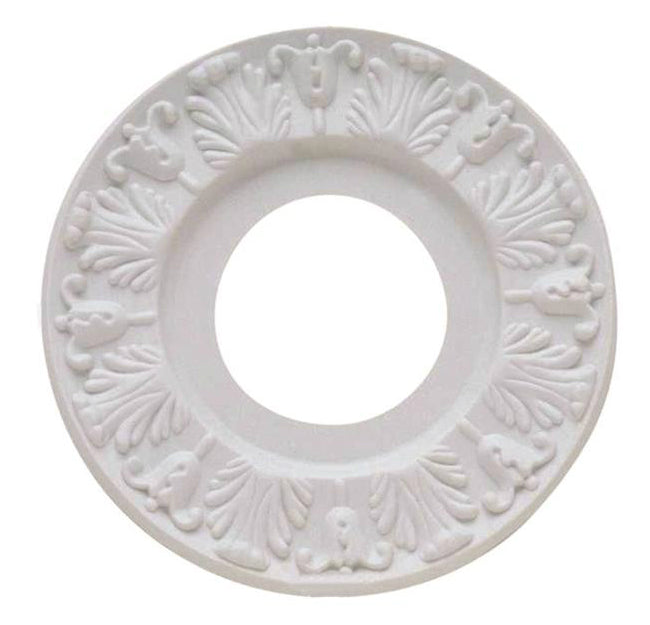Westinghouse 7702700 Victorian White Ceiling Medallion, 10"