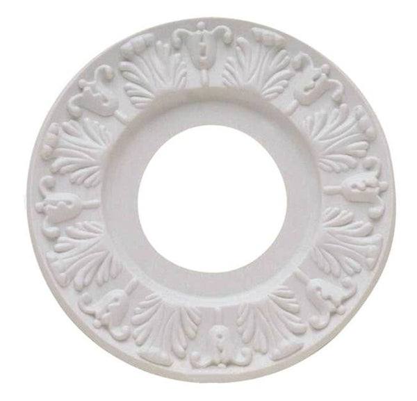 Westinghouse 7702700 Victorian White Ceiling Medallion, 10"