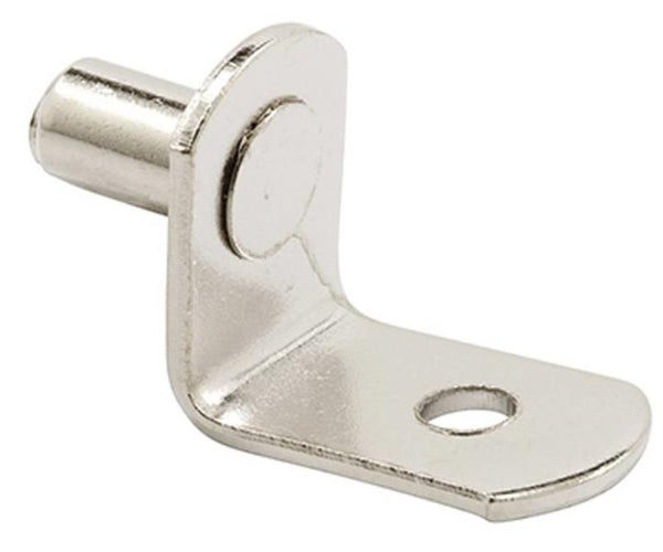 Prime-Line 377-6739 Shelf Support Peg, 1/4", Steel, Nickel Plated