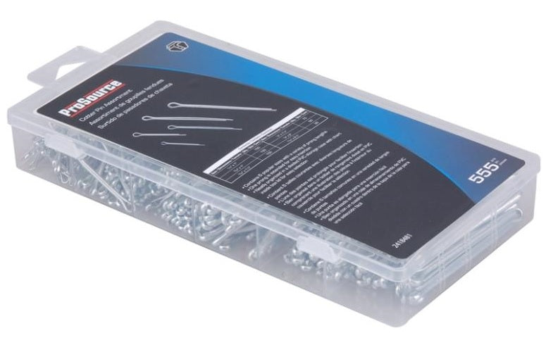 ProSource 61203 Cotter Pin Assortment, 555 pieces