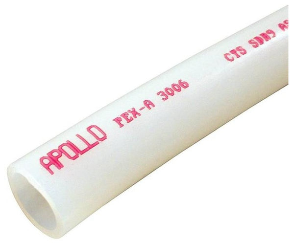 Apollo EPPR10012 Type A Cross Linked Polyethylene Pipe, Red Print, 1/2" x 100'