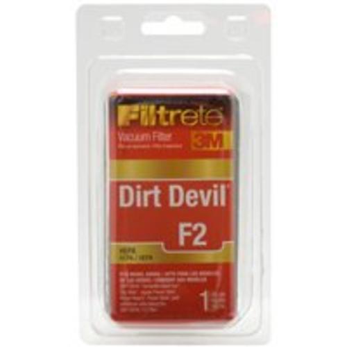 Filtrete 65802A-4 Vacuum Cleaner Filter, Dirt Devil F2