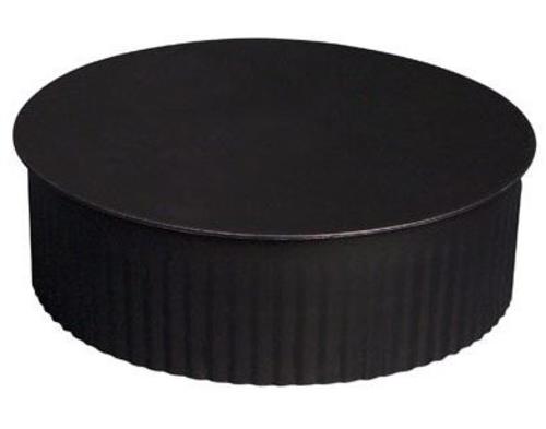 Imperial BM0150 Round End Cap, 24 Gauge, 5", Black