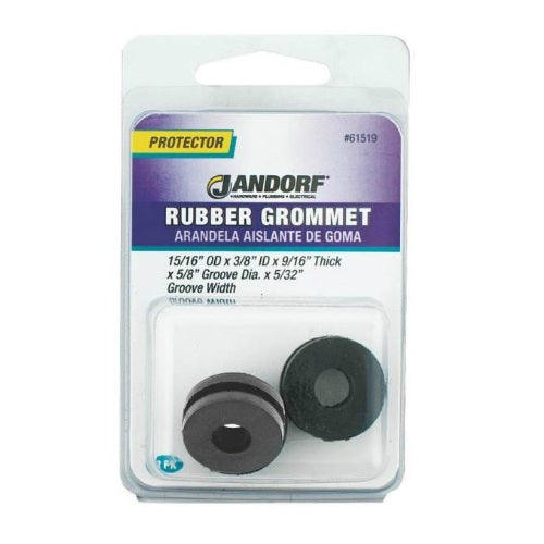 Jandorf 61519 Rubber Grommet, 15/16" x 3/8" x 9/16"