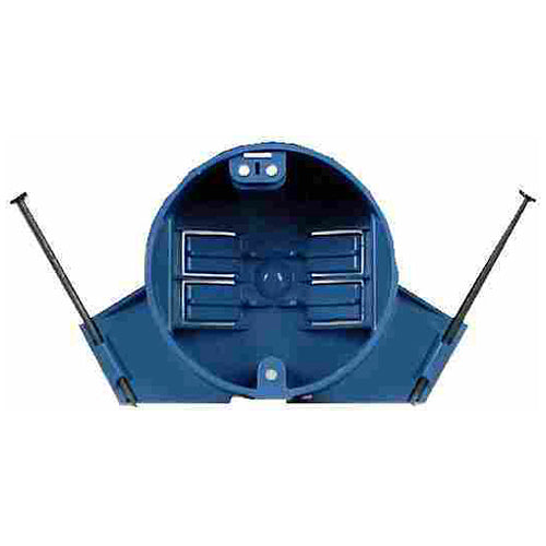 Carlon B518A-UPC Round Ceiling Box, 2-3/4" Deep, Blue