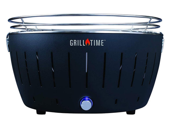Grill Time UPG-G-18 Charcoal Portable Grill, Gray