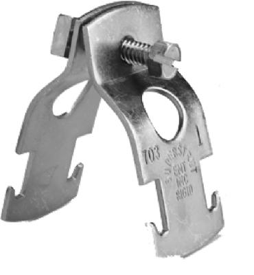 Superstrut Z7031/2-25 Universal Pipe Clamp, 1/2"