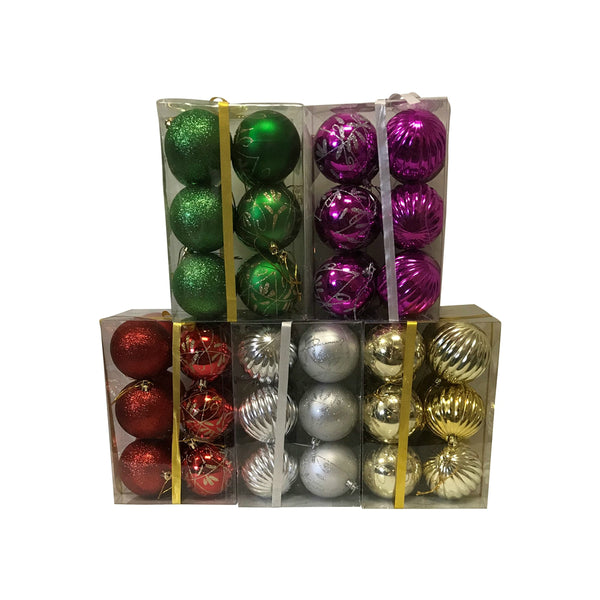 Santas Forest 99917 Shatterproof Decorative Ball, 70 Mm L