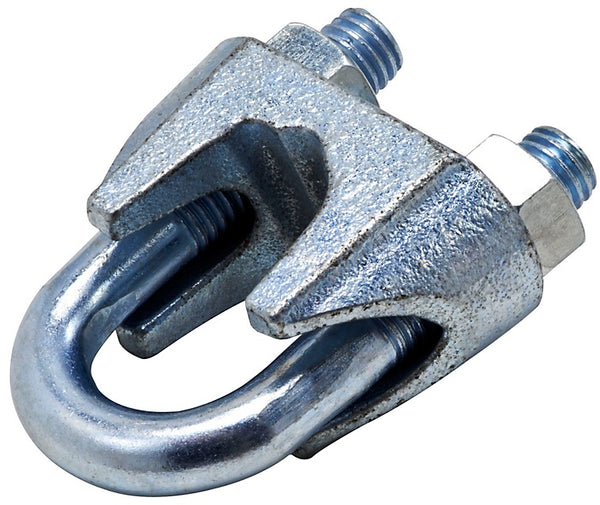 National Hardware N350-313 3230BC Zinc Plated Wire Cable Clamp, 1"