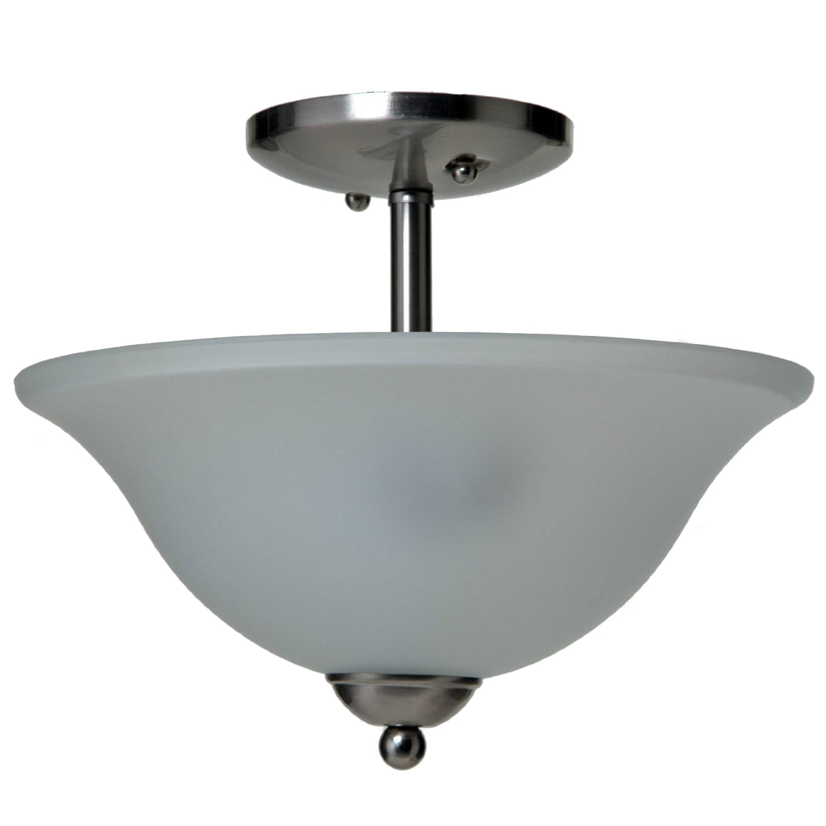 Boston Harbor A2242-2 Two Light Ceiling Fixtures, Brushed Nickel