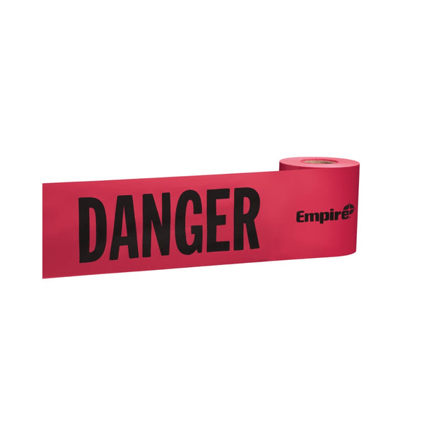 Empire Level 77-0204 Danger/Peligro Barricade Tape, Red