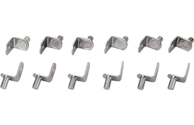 Prosource 25233ZCH-PS Shelf Supports Peg, 1/4", Zinc Plated