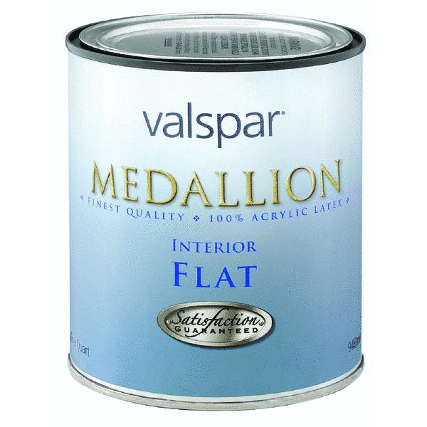 Valspar 27-1408 Medallion Interior Latex Flat Wall, Pastel Base