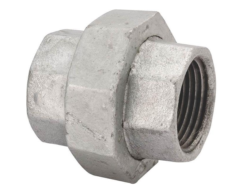 Worldwide Sourcing 34B-1-1/4G 1-1/4" Galvanized Malleable Ground Joint 150# Union