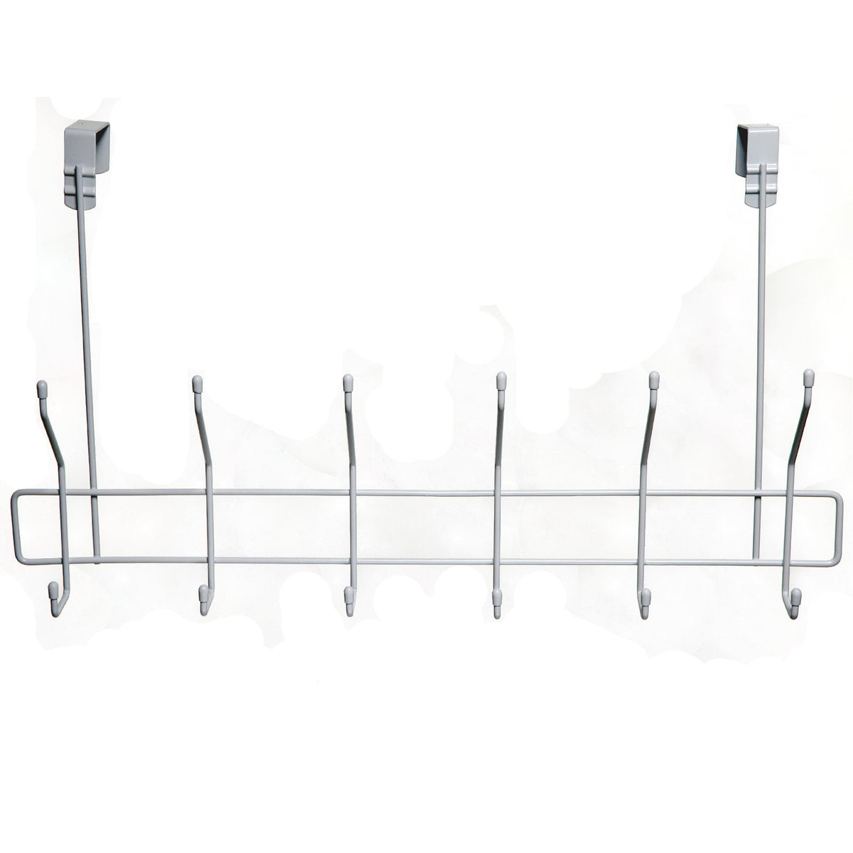 Simple Spaces SS-HG6-50-PE-3L Door Hanger, 6 Hook, White