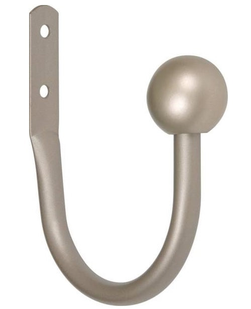Kenney KN74981 Ball End Curtain Holdback, Antique Pewter, 2/Pack