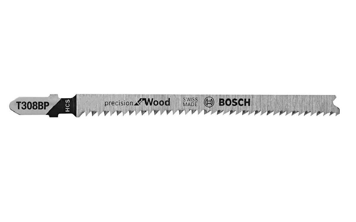 Bosch T308BO Extra Clean for Wood T-Shank Jig Saw Blades