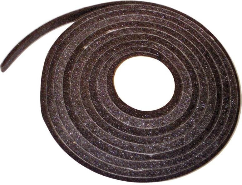 Frost King L346 Charcoal Foam Weatherstrip, 3/4" x 1/2" x 17&#039;