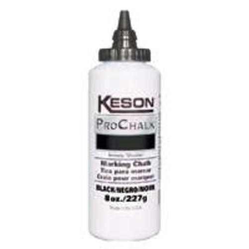 Keson Industries 8BLACK 8Oz Pro Chalk Black
