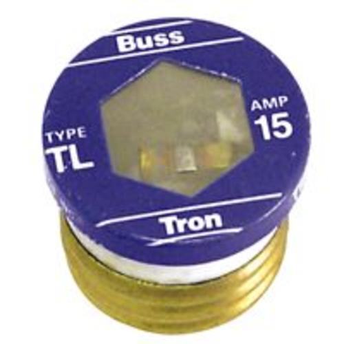 Bussmann TL-15 Time Delay Tl Plug Fuse, 15 Amp