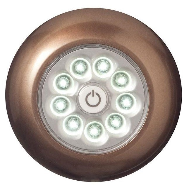 Fulcrum 30015-307 9-LED Anywhere Tap Light, Bronze