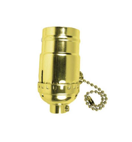 Jandorf 60410 Brass On/Off Pull Chain Lamp Socket