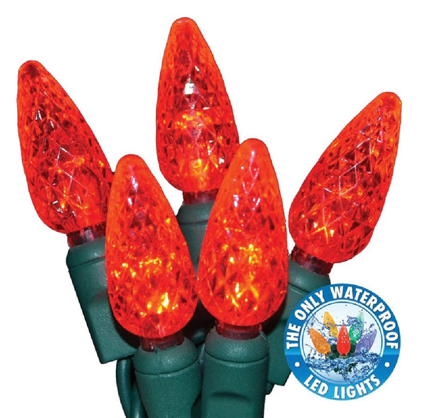 Holiday Bright Lights LED-C6R100-RD Led Reel Christmas Light Set