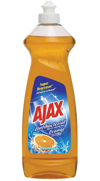Ajax 44667 Dish Detergent, Antibacterial Orange, 12.6 Oz