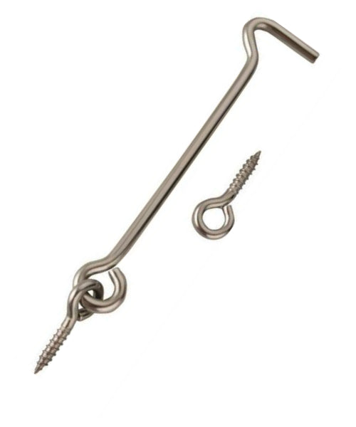 Prosource LR-409S-PS Hooks And Eyes, Stainless Steel, 3"