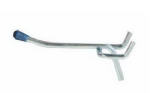 Crawford 18340 Double Prong Straight Hook Peg, 4", 3-Pack